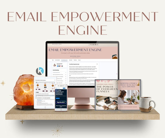 Email Empowerment Engine: Crafting Connection for Continuous Revenue - Success with Soul Shop for coaches, course creators and online entrepreneurs.