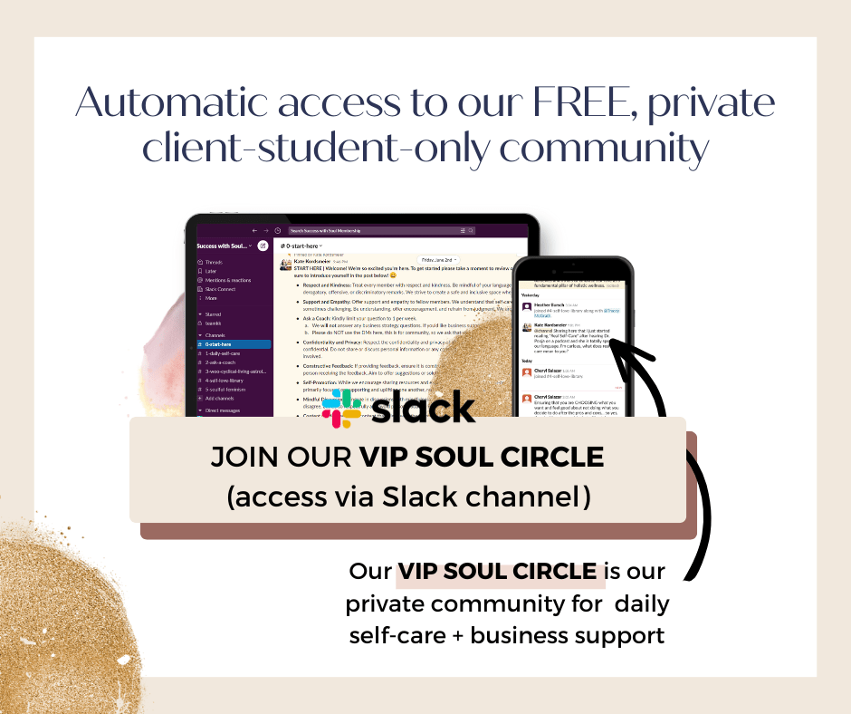 1:1 Personalized Critique, Feedback + Audit - Success with Soul Shop for coaches, course creators and online entrepreneurs.