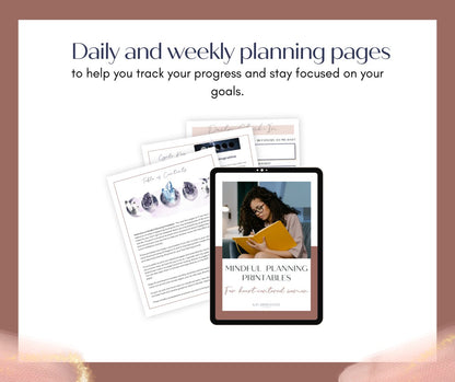 Mindful Planning Printables: Cyclical Productivity System + Journal - Success with Soul Shop for coaches, course creators and online entrepreneurs.