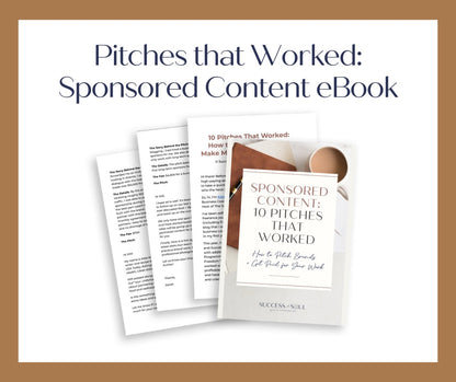 Pitches that Worked: Sponsored Content eBook - Success with Soul Shop for coaches, course creators and online entrepreneurs.