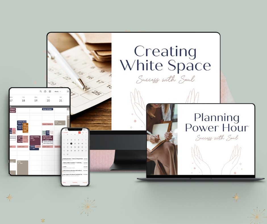 Fast-Track Workshop: The Ultimate Calendaring + Productivity System for Time Management + Work-Life Balance - Success with Soul Shop for coaches, course creators and online entrepreneurs.