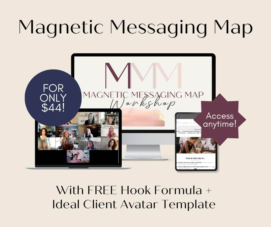 Magnetic Messaging Map Workshop - Success with Soul Shop for coaches, course creators and online entrepreneurs.