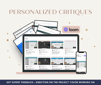Personalized Critique Service - Success with Soul Shop for coaches, course creators and online entrepreneurs.