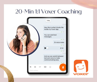Unstuck Session: 20-minute 1:1 Voxer Coaching - Success with Soul Shop for coaches, course creators and online entrepreneurs.