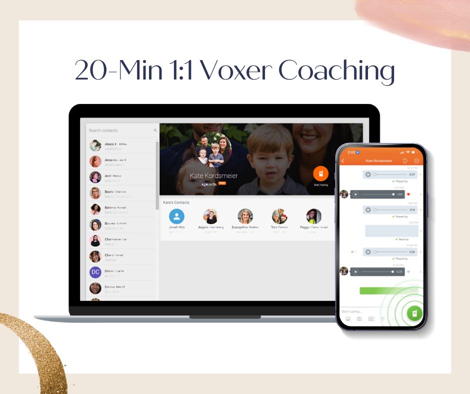 Unstuck Session: 20-minute 1:1 Voxer Coaching - Success with Soul Shop for coaches, course creators and online entrepreneurs.